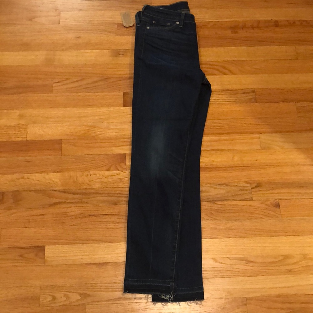 Lucky Brand Skinny Ankle Jeans with Raw Hem